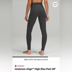 lululemon athletica black High-Rise Leggings